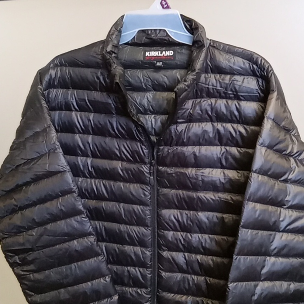Black puff Kirkland signatures Black jacket